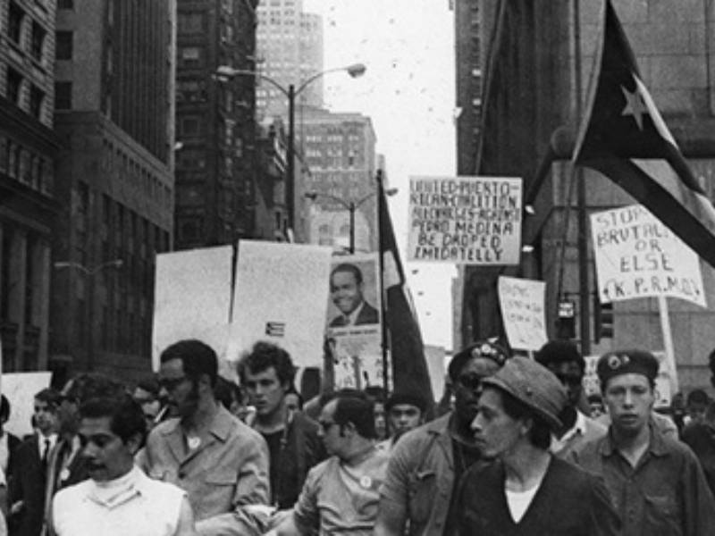 Young Lords in Lincoln Park protest